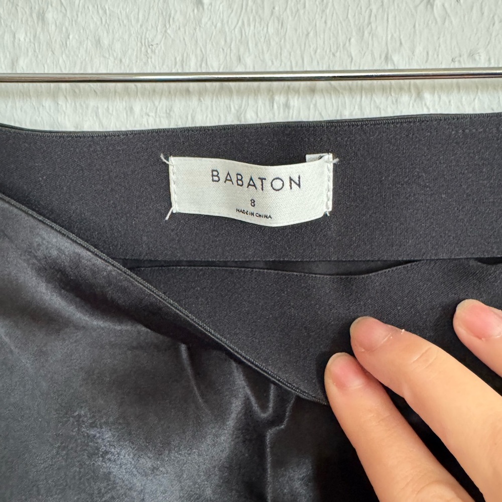 Babaton Midnight Satin Skirt